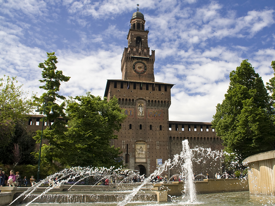 Sforzesco Castle, Milan.